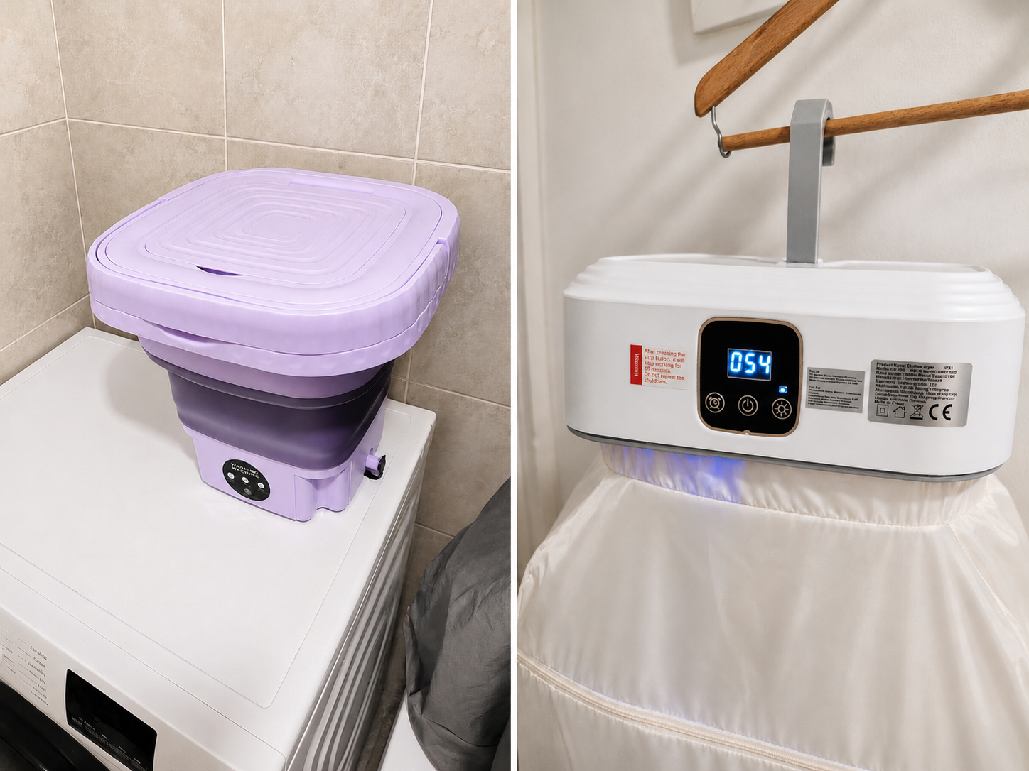 Washer + dryer combo